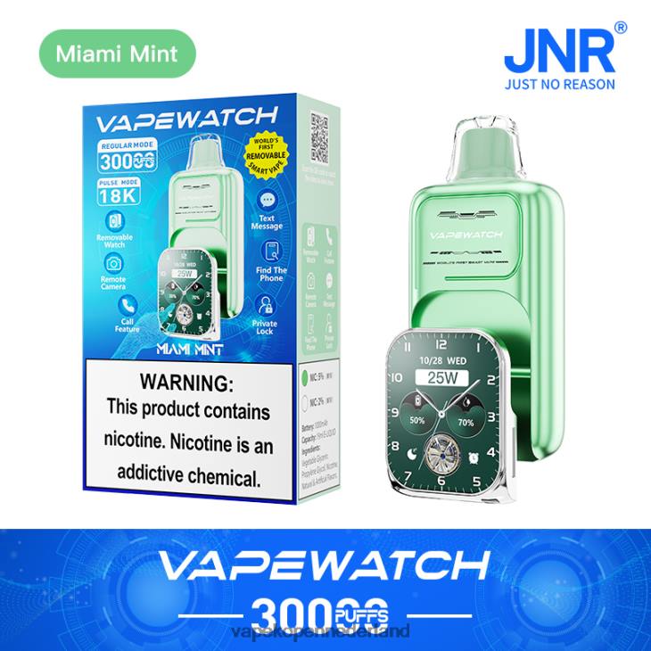 JNR damp horloge miami munt PVVZ8 - Vape Nederland